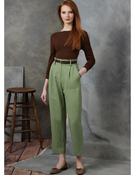 Patron Vogue 1900 Y5 - Short et pantalon à taille haute