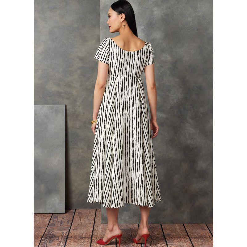 Patron Vogue 1901 F5 -- Haut décolleté bateau, short et pantalon