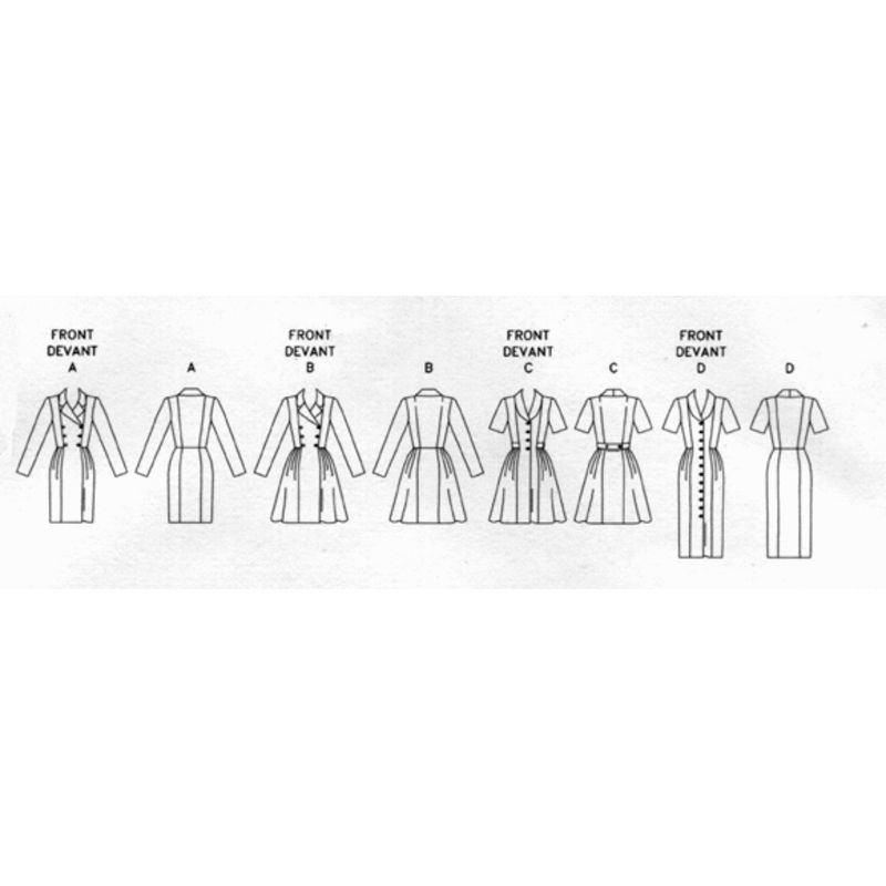 Patron Vogue 1901 F5 -- Haut décolleté bateau, short et pantalon