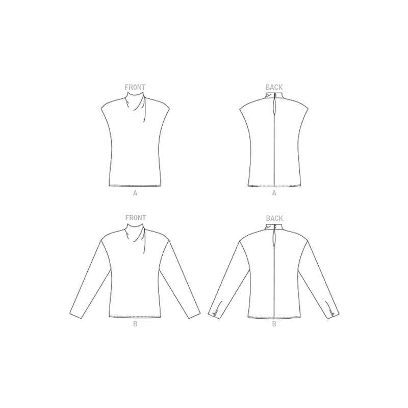 Patron Vogue 1902 F5 - Chemisier très ample