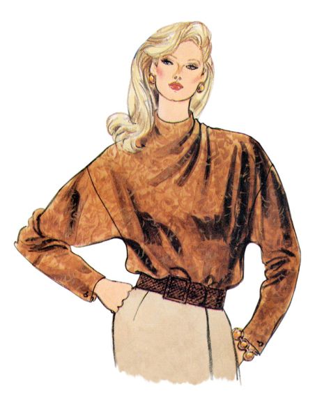 Patron Vogue 1902 F5 - Chemisier très ample