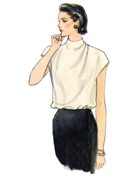 Patron Vogue 1902 F5 - Chemisier très ample