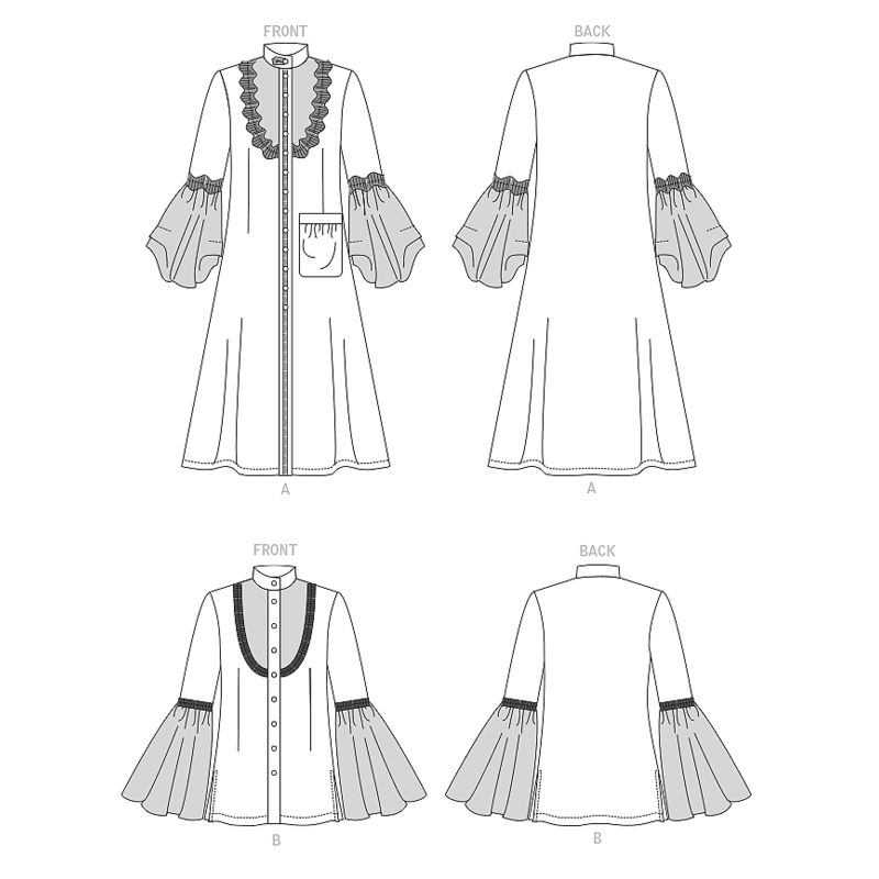 Patron Vogue 1904 A - Robe & tunique