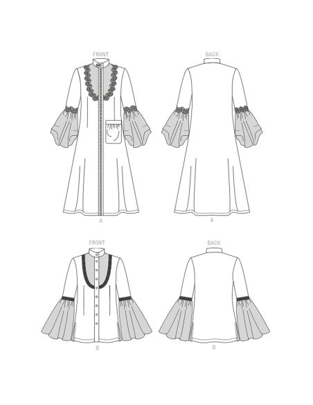 Patron Vogue 1904 A - Robe & tunique