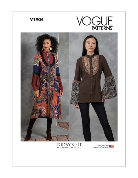 Patron Vogue 1904 A - Robe & tunique