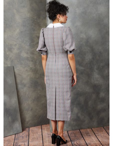 Patron Vogue 1905 B5 - Robe moulante à taille haute