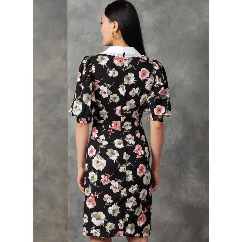 Patron Vogue 1905 B5 - Robe moulante à taille haute