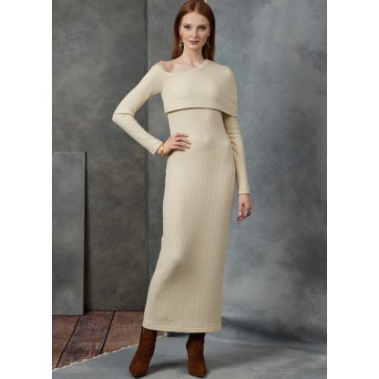 Patron Vogue 1906 B5 - Robe droite moulante 2