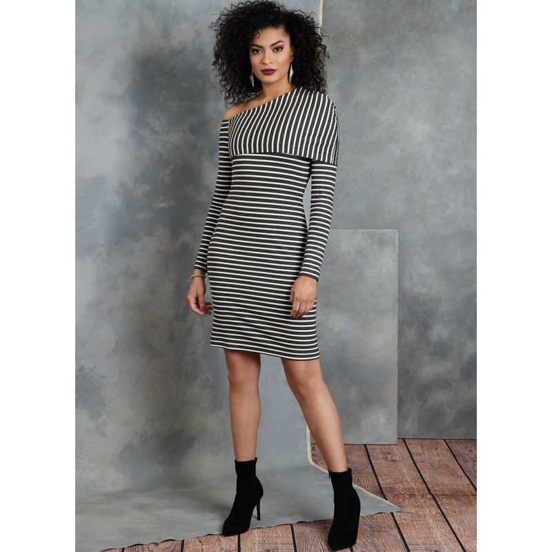 Patron Vogue 1906 B5 - Robe droite moulante