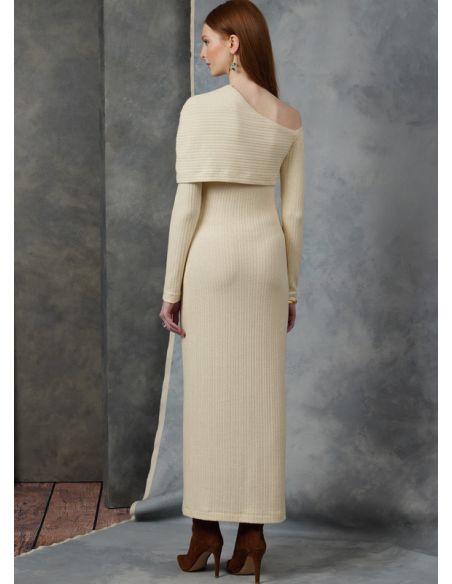 Patron Vogue 1906 Y5 - Robe droite moulante