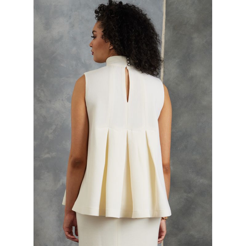 Patron Vogue 1909 A - Haut semi ajusté sur la poitrine