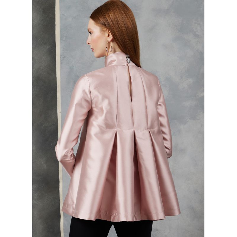 Patron Vogue 1909 A - Haut semi ajusté sur la poitrine