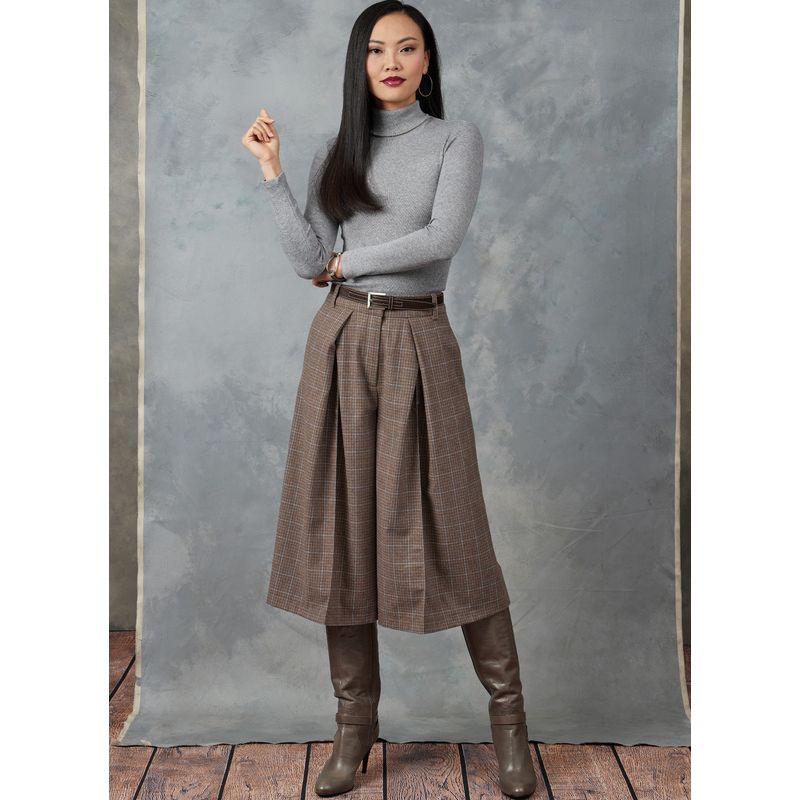 Patron Vogue 1910 Y5 - Pantalon plissé à jambes larges