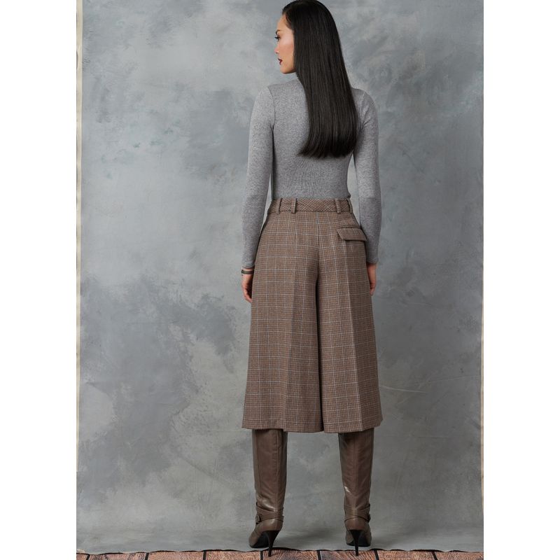 Patron Vogue 1910 Y5 - Pantalon plissé à jambes larges