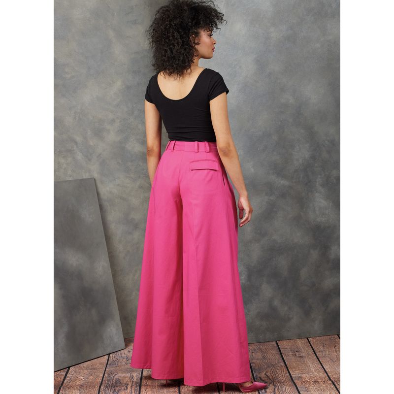 Patron Vogue 1910 Y5 - Pantalon plissé à jambes larges