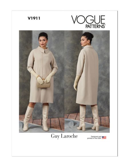 Patron Vogue 1911 ZZ- Manteau ample