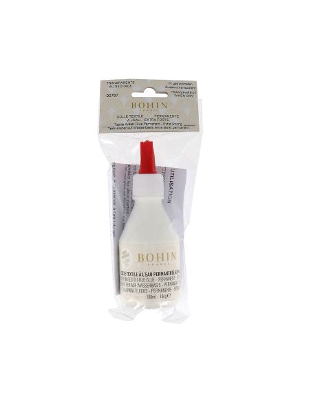 Colle textile permanente sans solvant