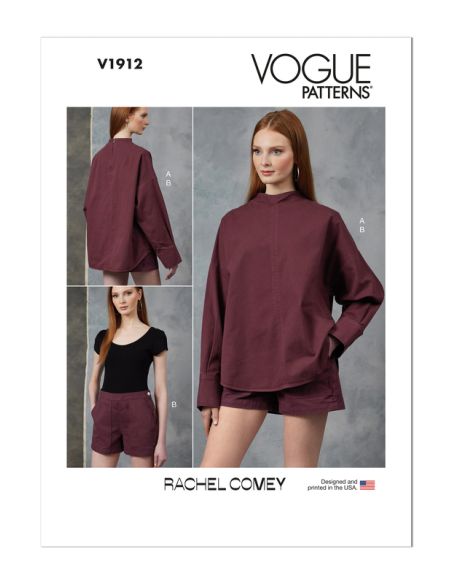 Patron Vogue 1912 Y5 - Haut & short