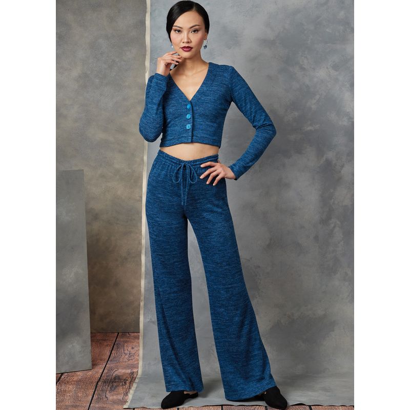Patron Vogue 1914 ZZ - Cardigan, tunique et pantalon