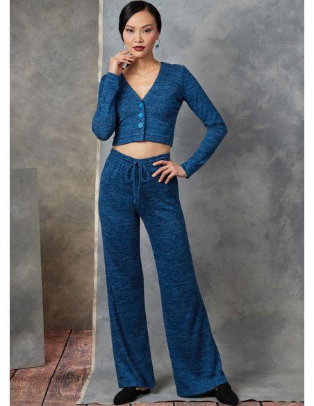 Patron Vogue 1914 ZZ - Cardigan, tunique et pantalon