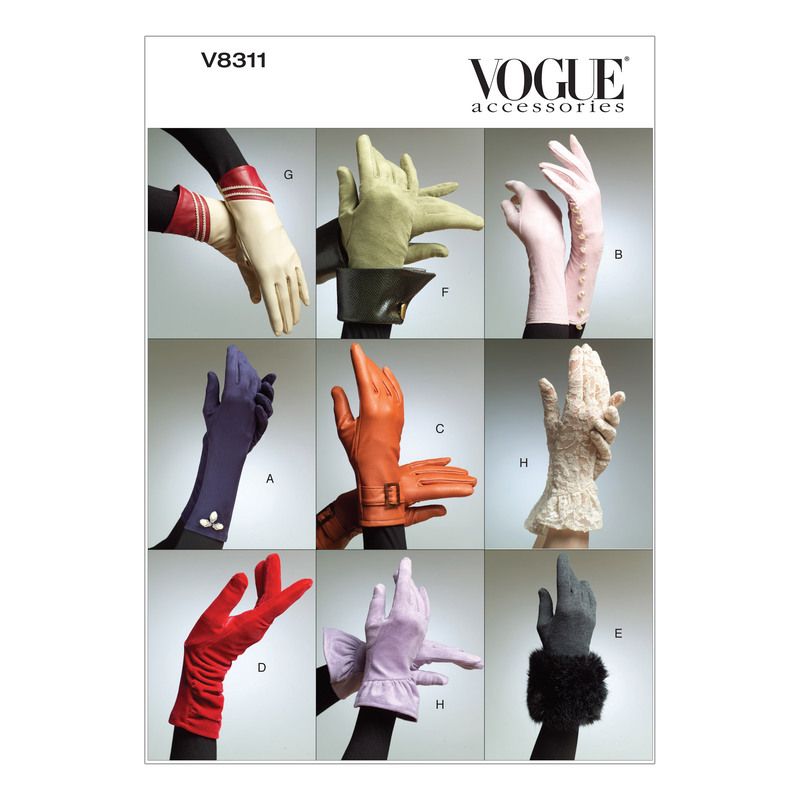 Patron Vogue 8311 O - Gants