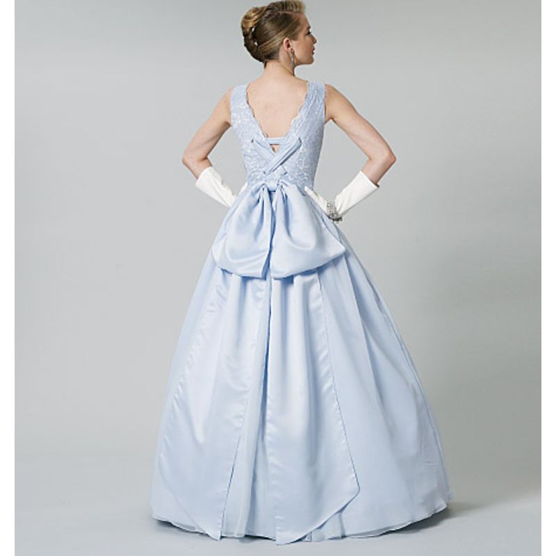 Patron Vogue 8729 AA - Robe de bal style princesse des années 1950