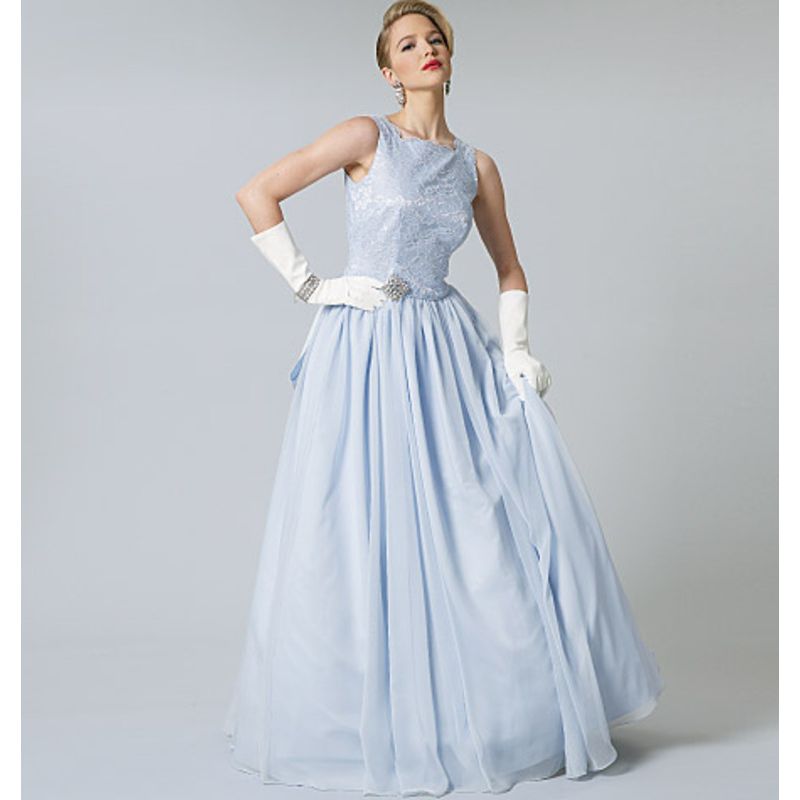 Patron Vogue 8729 EE - Robe de bal style princesse des années 1950