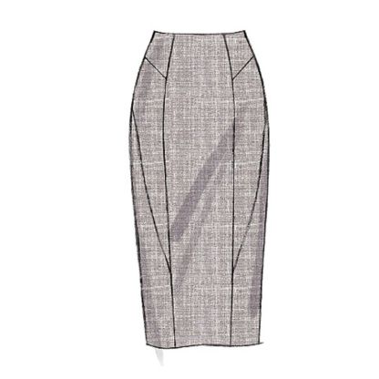 Patron Vogue 8750 D - Jupes styles crayon et tulipe 2