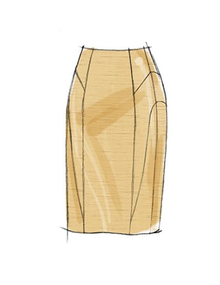 Patron Vogue 8750 D - Jupes styles crayon et tulipe