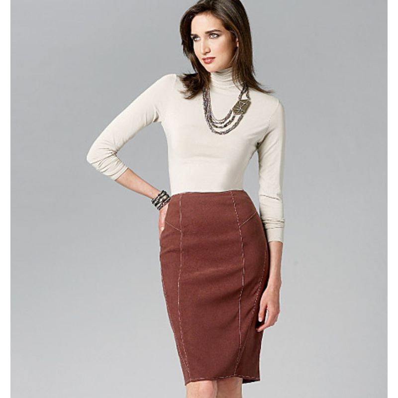 Patron Vogue 8750 D - Jupes styles crayon et tulipe