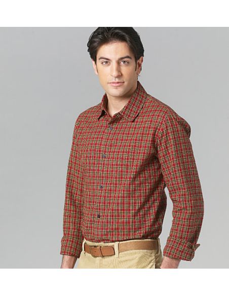 Patron Vogue 8759 MUU - Chemises pour homme