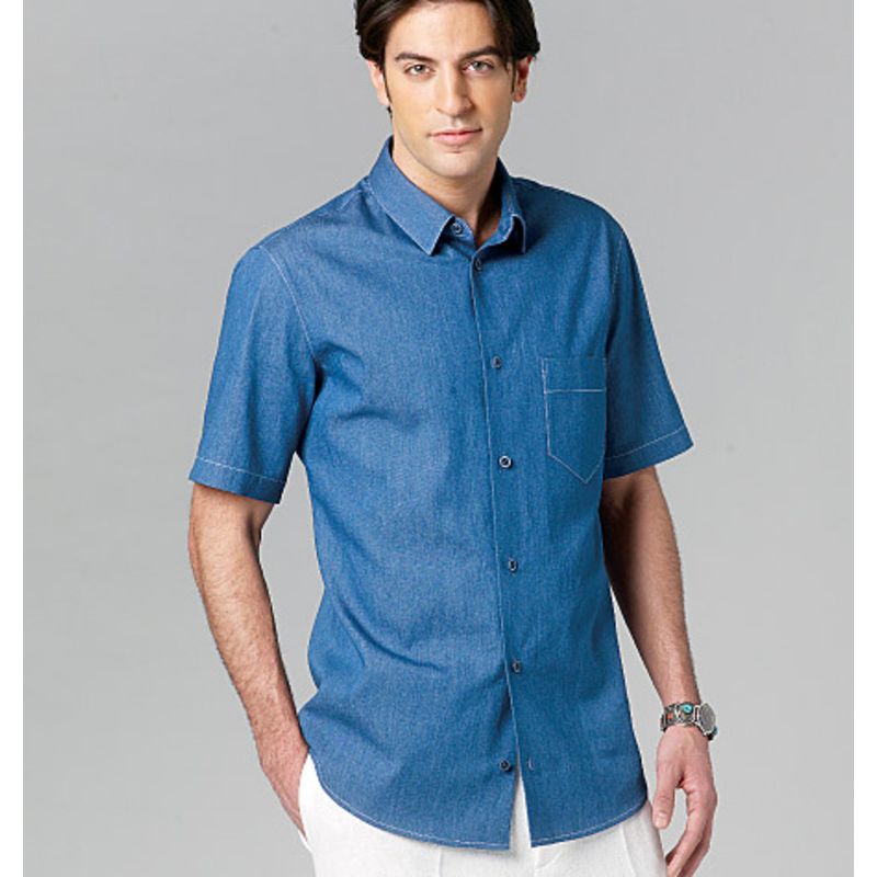 Patron Vogue 8759 MUU - Chemises pour homme