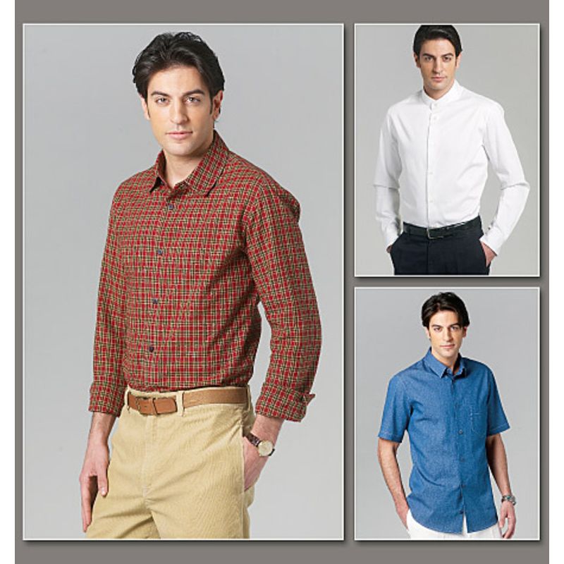 Patron Vogue 8759 MUU - Chemises pour homme