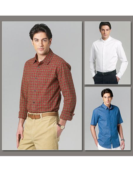 Patron Vogue 8759 MUU - Chemises pour homme