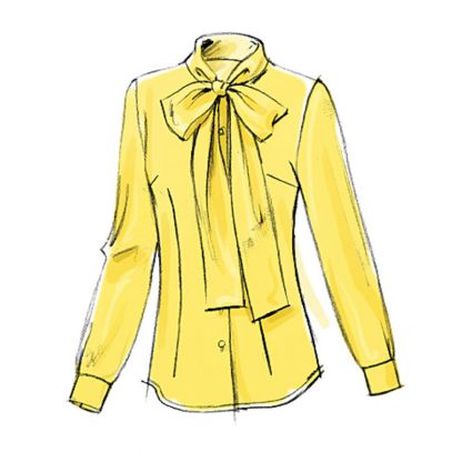 Patron Vogue 8772 E5 - Chemisiers et tuniques pour femme 2