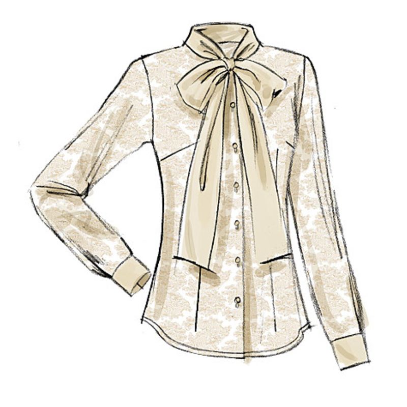 Patron Vogue 8772 E5 - Chemisiers et tuniques pour femme