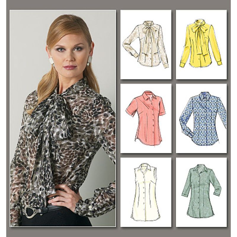 Patron Vogue 8772 E5 - Chemisiers et tuniques pour femme