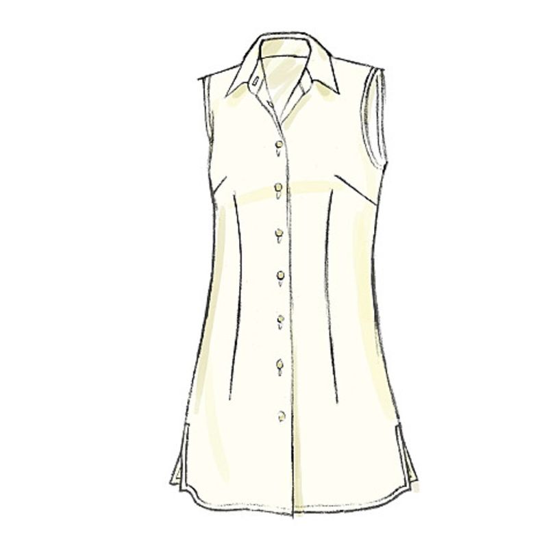 Patron Vogue 8772 E5 - Chemisiers et tuniques pour femme