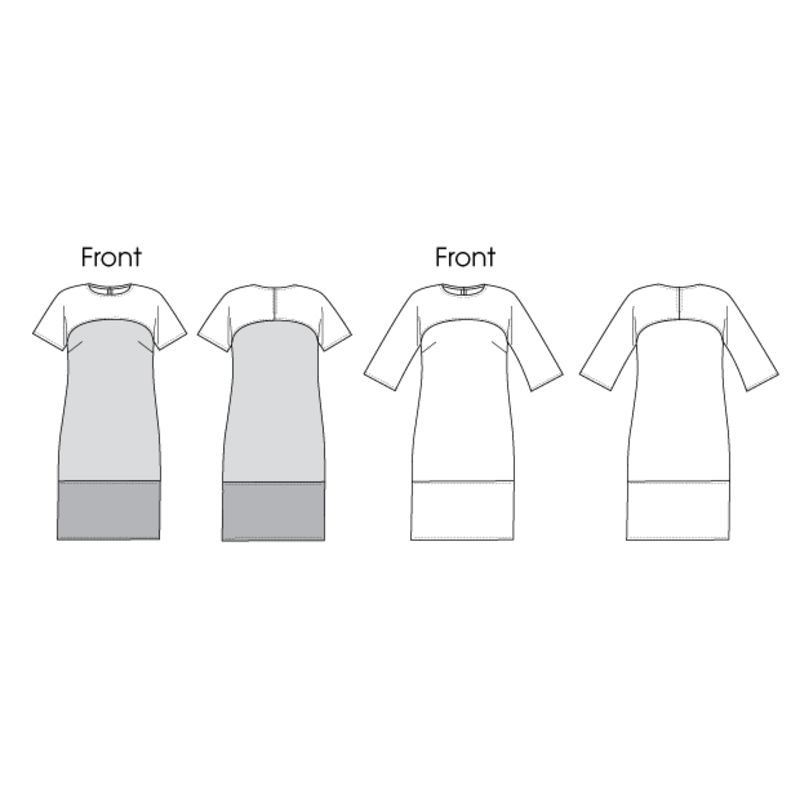 Patron Vogue 8805 B - Robes femme