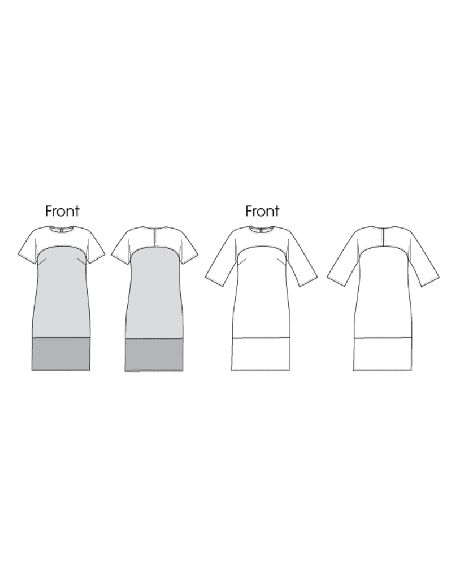 Patron Vogue 8805 F - Robes femme