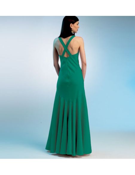 Patron Vogue 8814 A - Robes femme coupe sirène