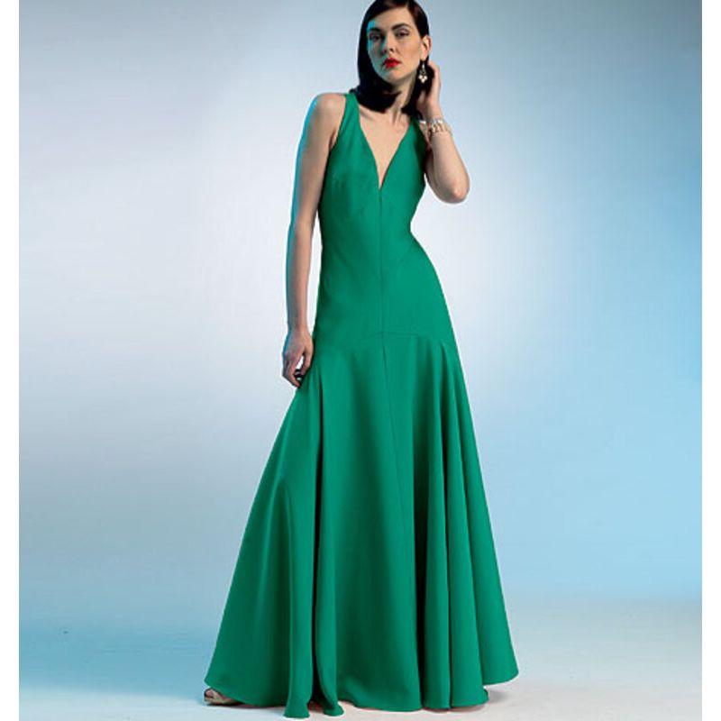 Patron Vogue 8814 A - Robes femme coupe sirène