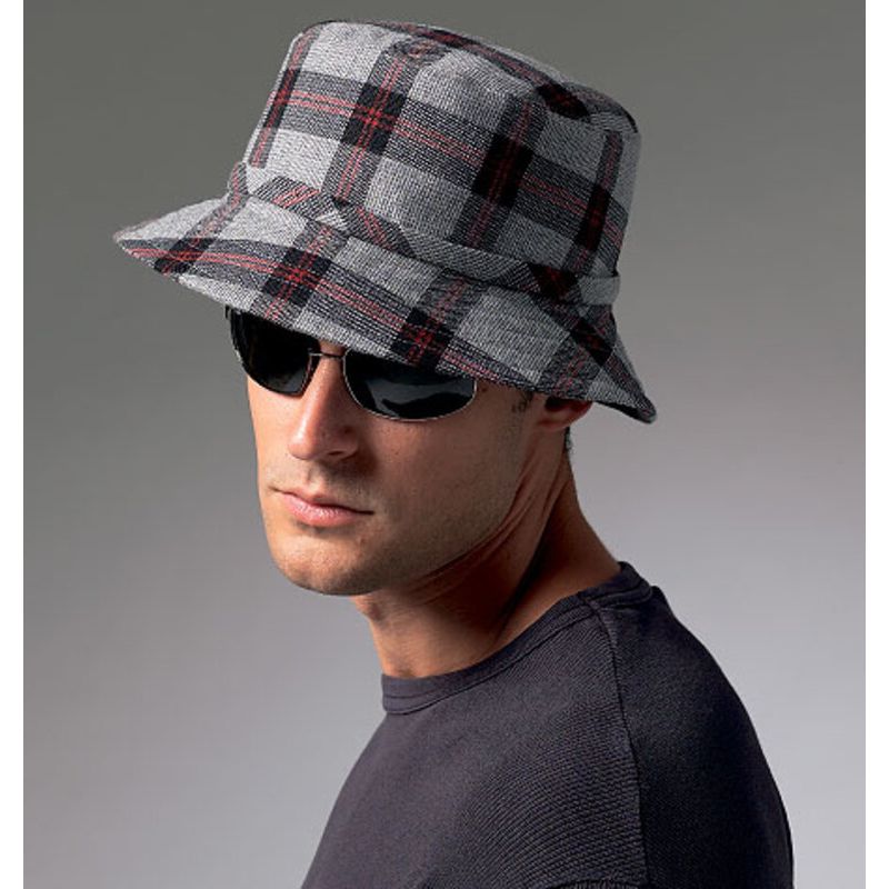 Patron Vogue 8869 OS - Chapeaux homme : Trilby, Casquette et Bob
