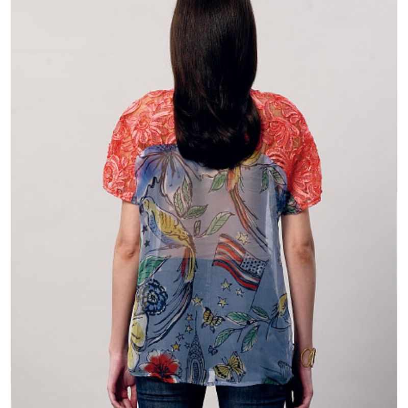 Patron Vogue 8877 Y - Haut ample