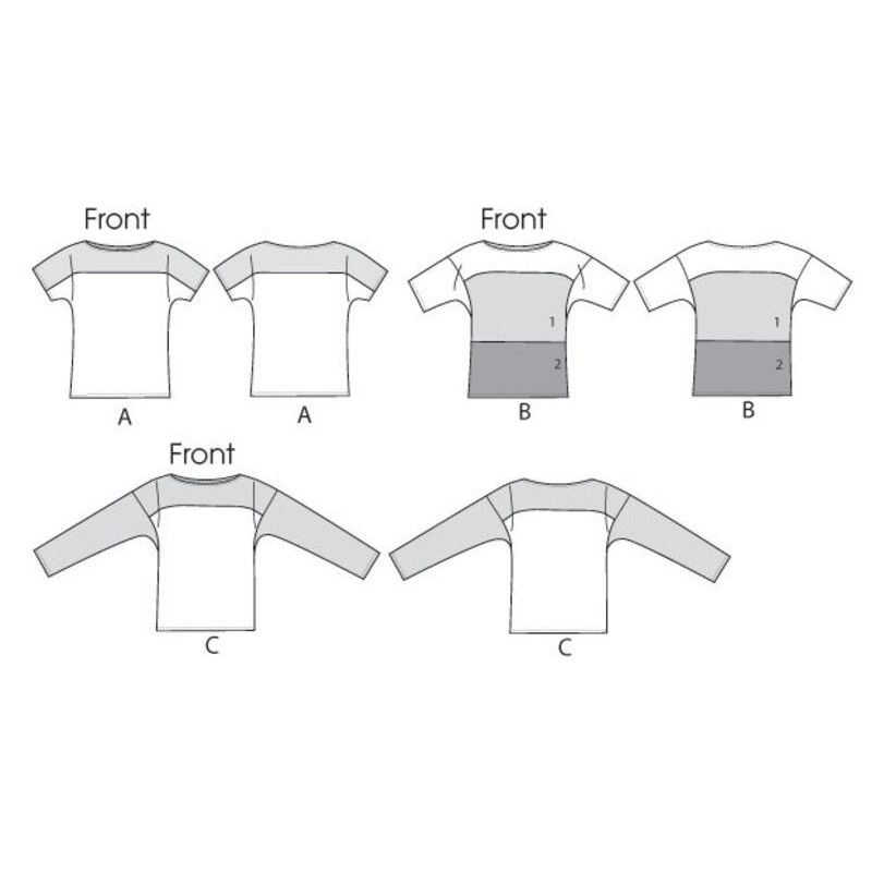 Patron Vogue 8877 ZZ - Haut ample