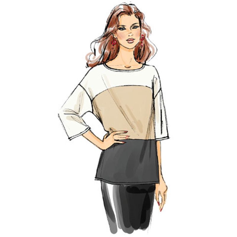 Patron Vogue 8877 ZZ - Haut ample