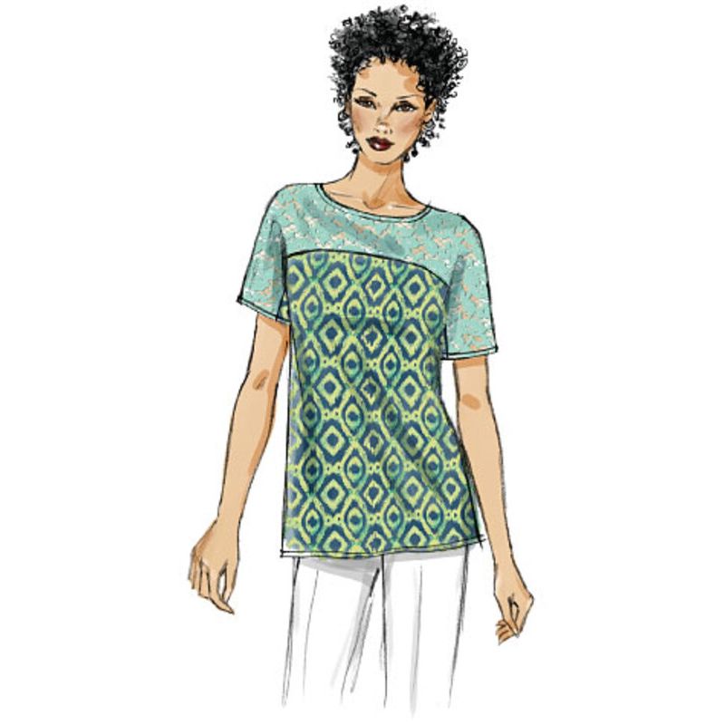 Patron Vogue 8877 ZZ - Haut ample