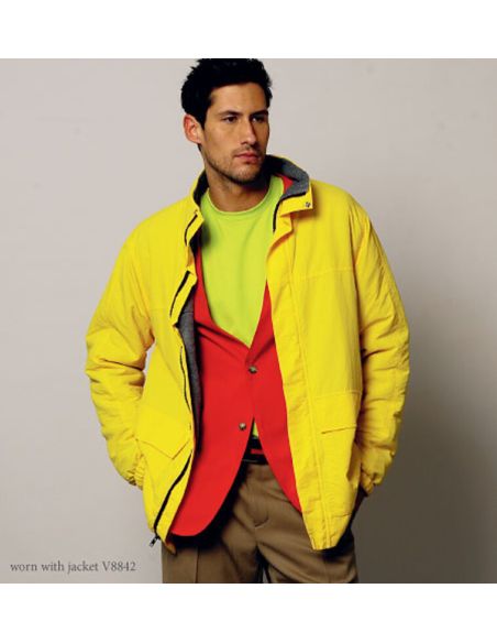 Patron Vogue 8890 MUU - Ensemble tailleur homme comprenant veste, short et pantalon