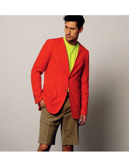 Patron Vogue 8890 MXX - Ensemble tailleur homme comprenant veste, short et pantalon