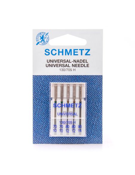 Assortiement de 5 aiguilles machine SCHMETZ Universal - Taille 70 -90